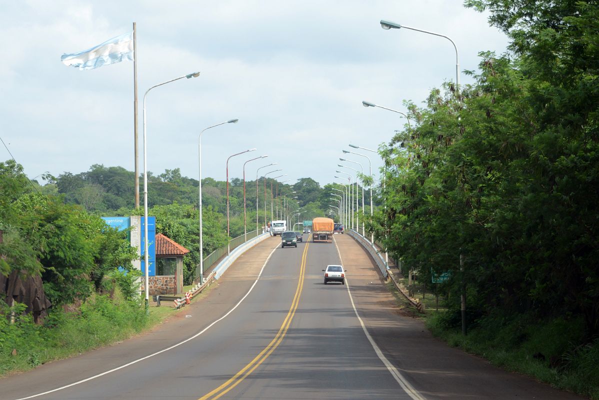02 Drove Across The Bridge Border Between Argentina And Brazil